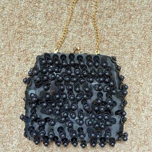 vintage sequin beaded mini purse